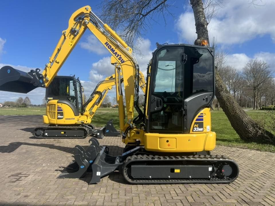 Minibagger Türe ait Komatsu PC33MR-5 en PC38MR-5, Neumaschine içinde Nijeveen (resim 2)