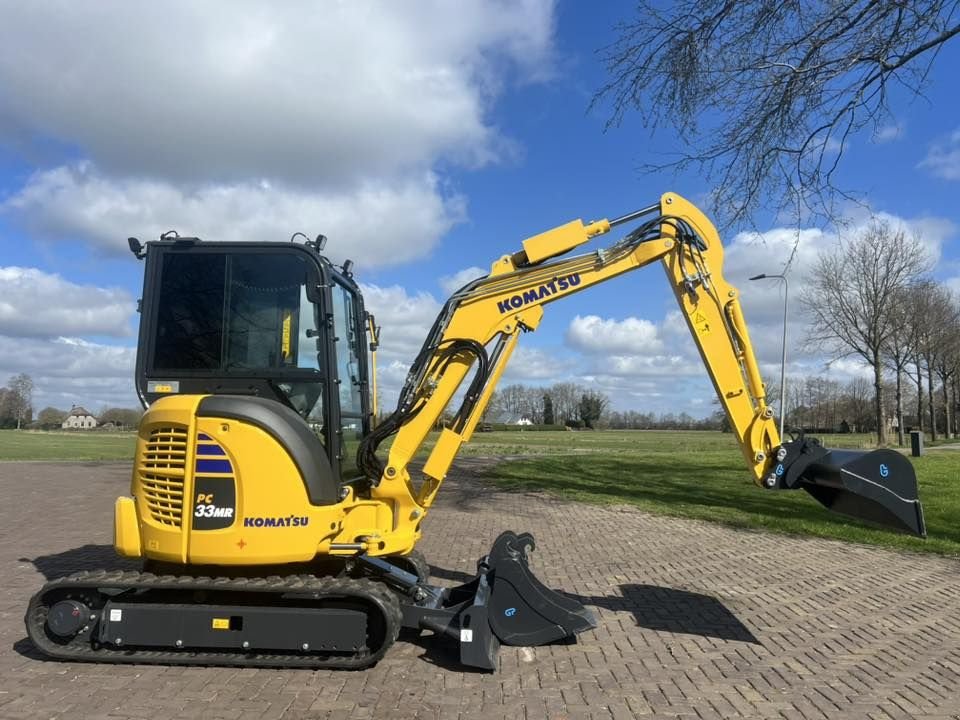 Minibagger Türe ait Komatsu PC33MR-5 en PC38MR-5, Neumaschine içinde Nijeveen (resim 4)