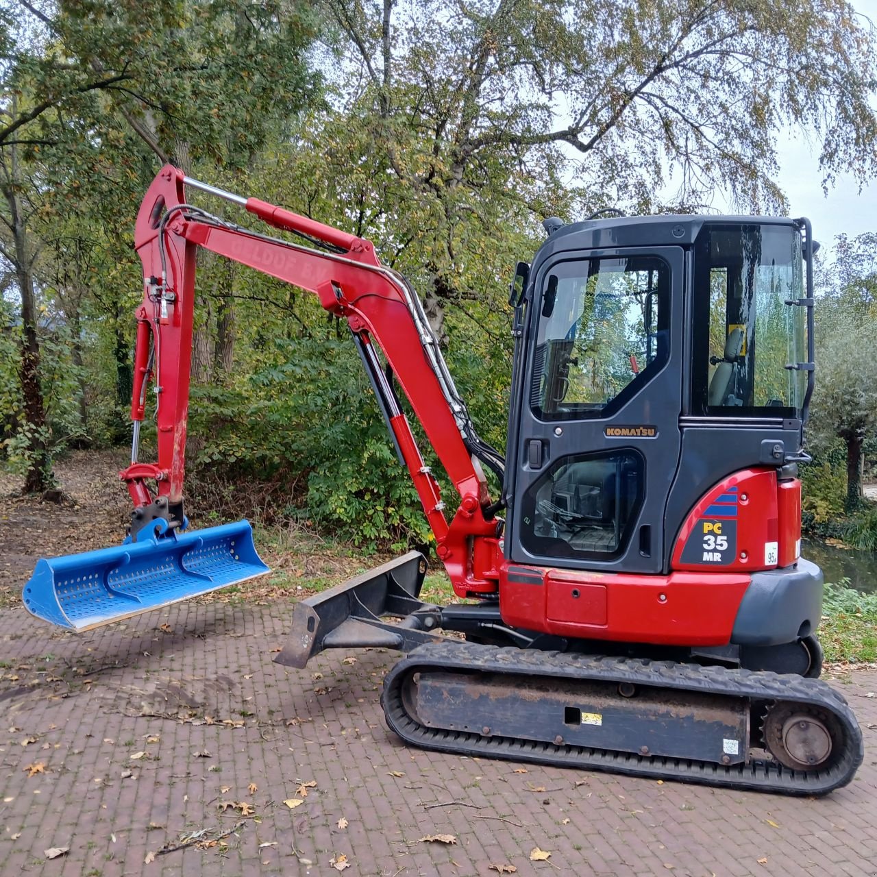 Minibagger des Typs Komatsu PC35MR-3., Gebrauchtmaschine in Alblasserdam (Bild 1)
