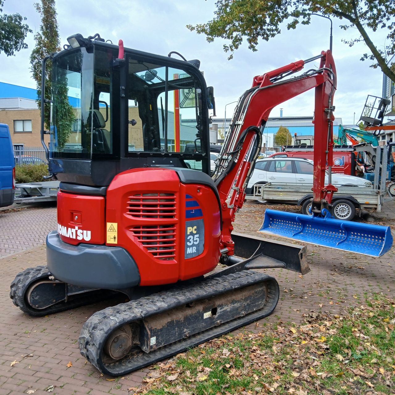 Minibagger des Typs Komatsu PC35MR-3., Gebrauchtmaschine in Alblasserdam (Bild 2)