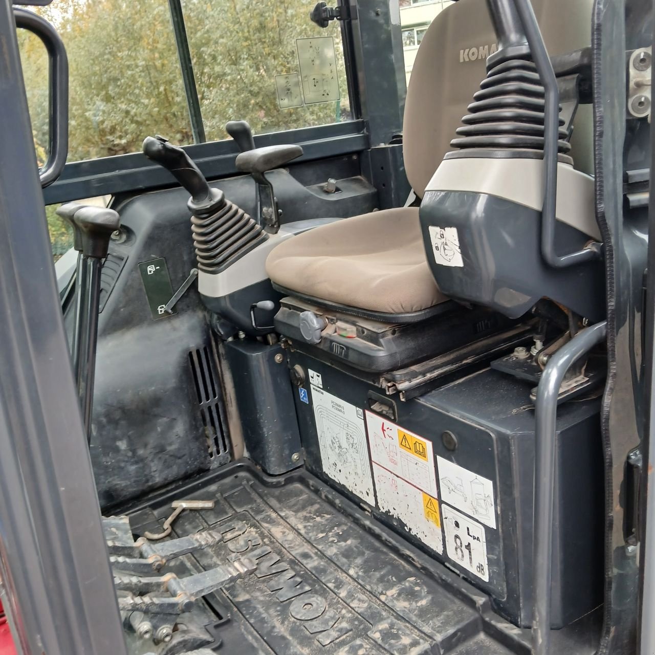 Minibagger des Typs Komatsu PC35MR-3., Gebrauchtmaschine in Alblasserdam (Bild 4)