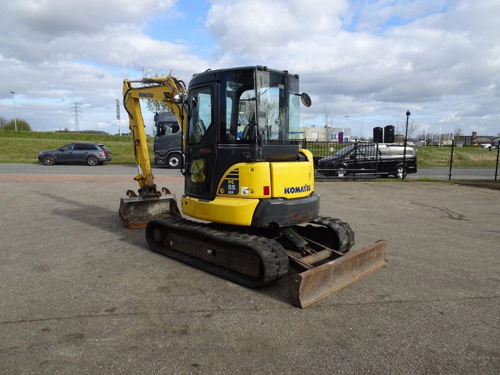 Minibagger des Typs Komatsu PC55MR-3, Gebrauchtmaschine in Zutphen (Bild 4)