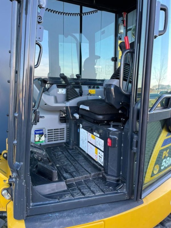 Minibagger typu Komatsu PC58MR-5EO (demo / 1.200h), Gebrauchtmaschine v Nijkerk (Obrázek 8)