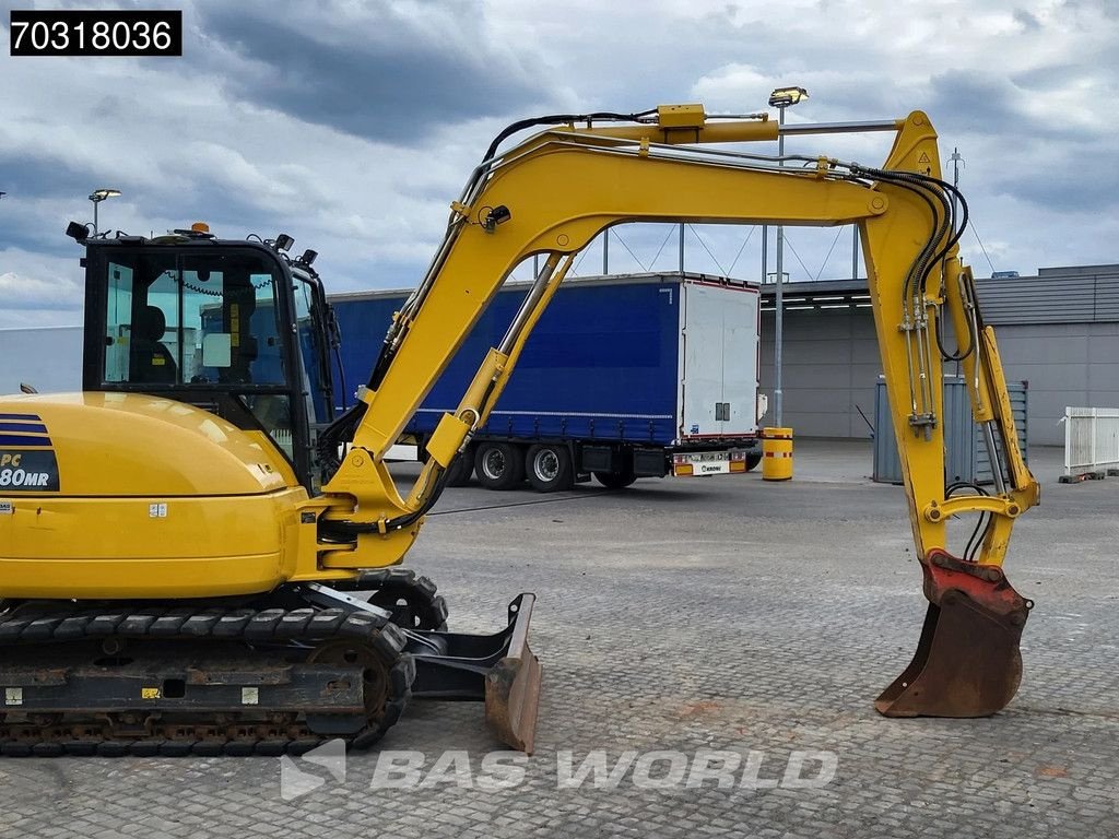 Minibagger typu Komatsu PC80 MR-5 A/C, Gebrauchtmaschine w Veghel (Zdjęcie 11)