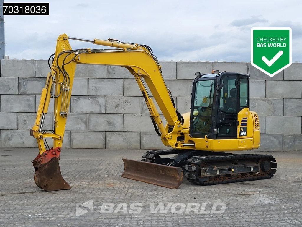 Minibagger typu Komatsu PC80 MR-5 A/C, Gebrauchtmaschine w Veghel (Zdjęcie 1)