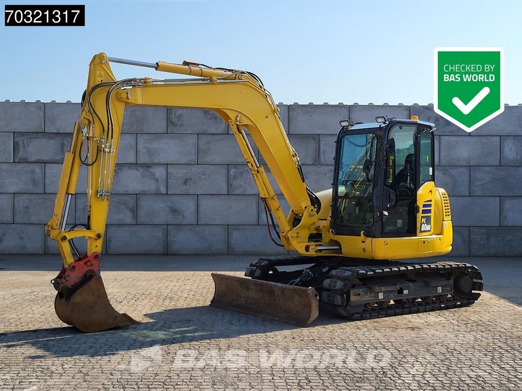 Minibagger of the type Komatsu PC80 MR-5E0, Gebrauchtmaschine in Veghel (Picture 1)