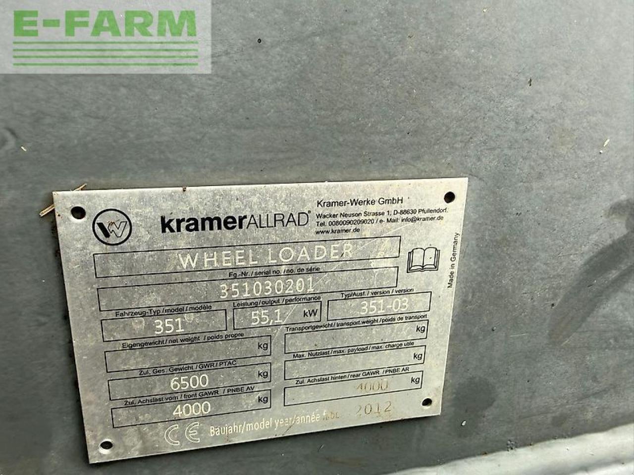 Minibagger des Typs Kramer 580, Gebrauchtmaschine in HAMERSEN (Bild 11)