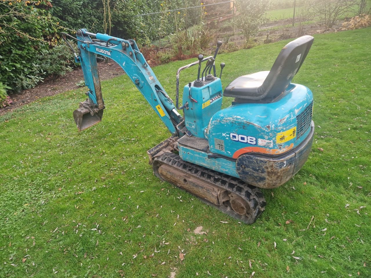 Minibagger typu Kubota 008, Gebrauchtmaschine v Oirschot (Obrázek 4)
