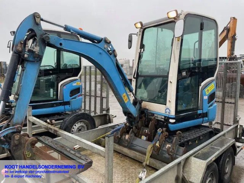 Minibagger des Typs Kubota 2x Kx 016-4 3 Buckets (TOP), Gebrauchtmaschine in Nieuwerkerk aan den IJssel (Bild 11)
