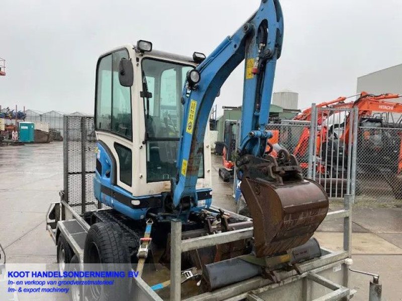 Minibagger des Typs Kubota 2x Kx 016-4 3 Buckets (TOP), Gebrauchtmaschine in Nieuwerkerk aan den IJssel (Bild 5)