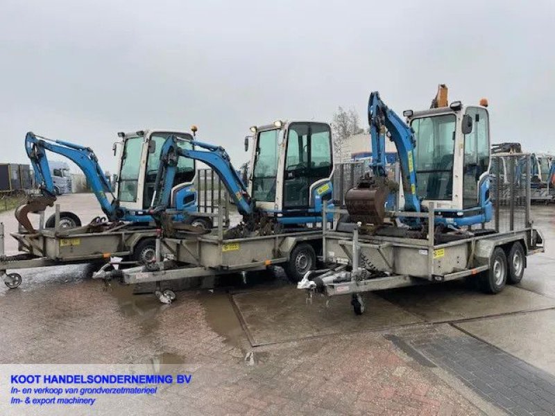 Minibagger des Typs Kubota 2x Kx 016-4 3 Buckets (TOP), Gebrauchtmaschine in Nieuwerkerk aan den IJssel (Bild 2)