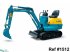 Minibagger от тип Kubota IHI gebruikte minigraver k005 k-005 u-008 u008 7js, Gebrauchtmaschine в Ameide (Снимка 1)