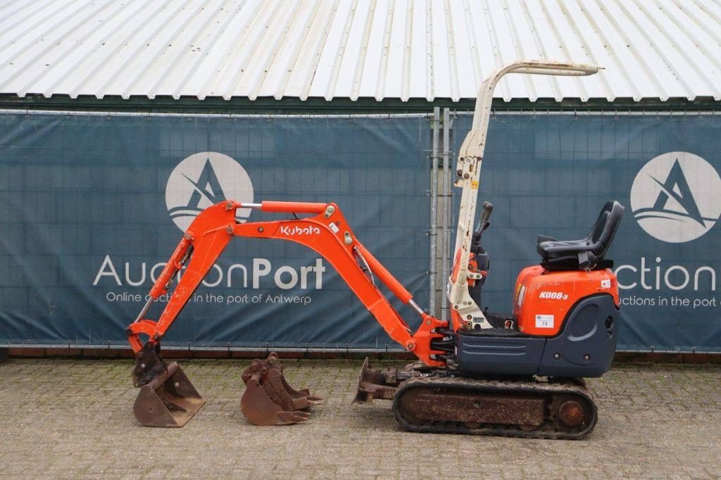 Minibagger typu Kubota K008-3, Gebrauchtmaschine v Antwerpen (Obrázok 2)