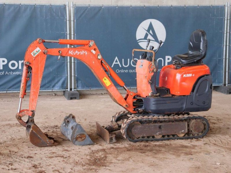 Minibagger от тип Kubota K008-3, Gebrauchtmaschine в Antwerpen (Снимка 1)
