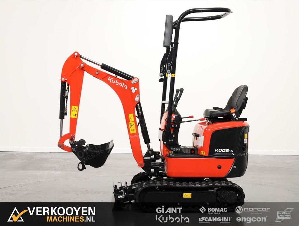 Minibagger a típus Kubota K008-5 Minigraver incl 3 bakken, Neumaschine ekkor: Vessem (Kép 2)
