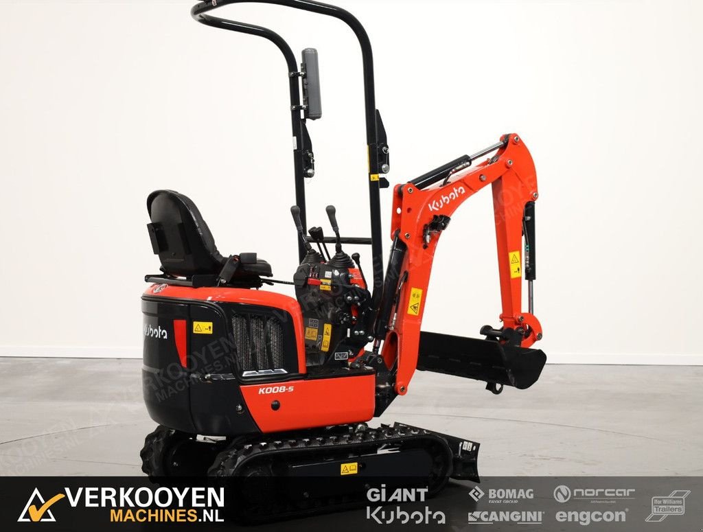 Minibagger a típus Kubota K008-5 Minigraver incl 3 bakken, Neumaschine ekkor: Vessem (Kép 3)