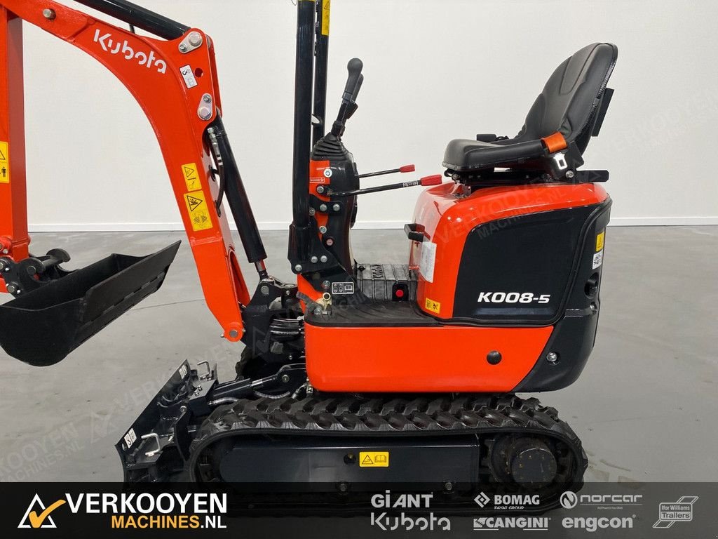 Minibagger a típus Kubota K008-5 Minigraver incl 3 bakken, Neumaschine ekkor: Vessem (Kép 7)