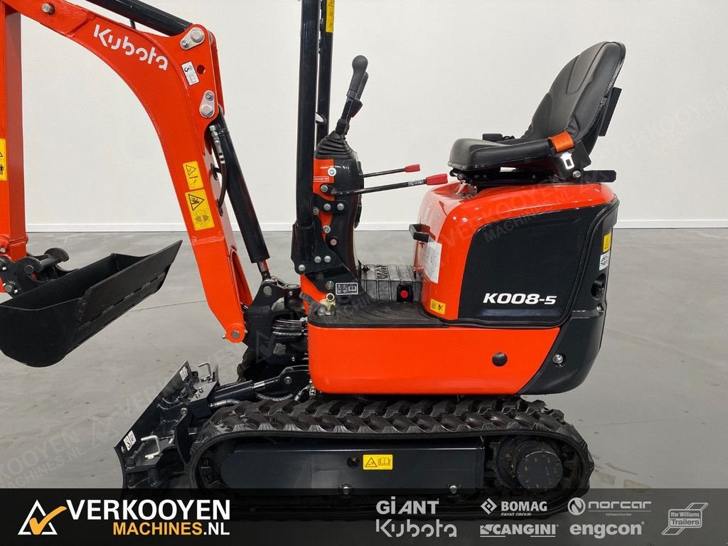 Minibagger a típus Kubota K008-5 Minigraver incl 3 bakken, Neumaschine ekkor: Vessem (Kép 5)