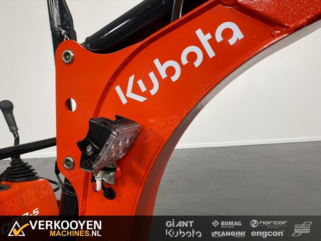 Minibagger des Typs Kubota K008-5 Minigraver incl 3 bakken, Neumaschine in Vessem (Bild 11)