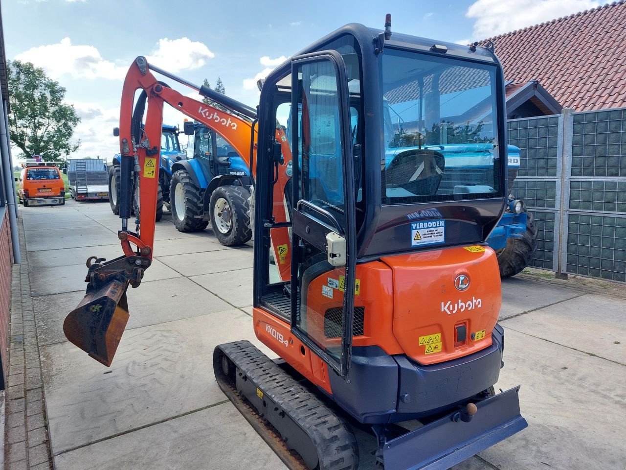 Minibagger типа Kubota KX 019-4, Gebrauchtmaschine в Ouderkerk aan den IJssel (Фотография 4)