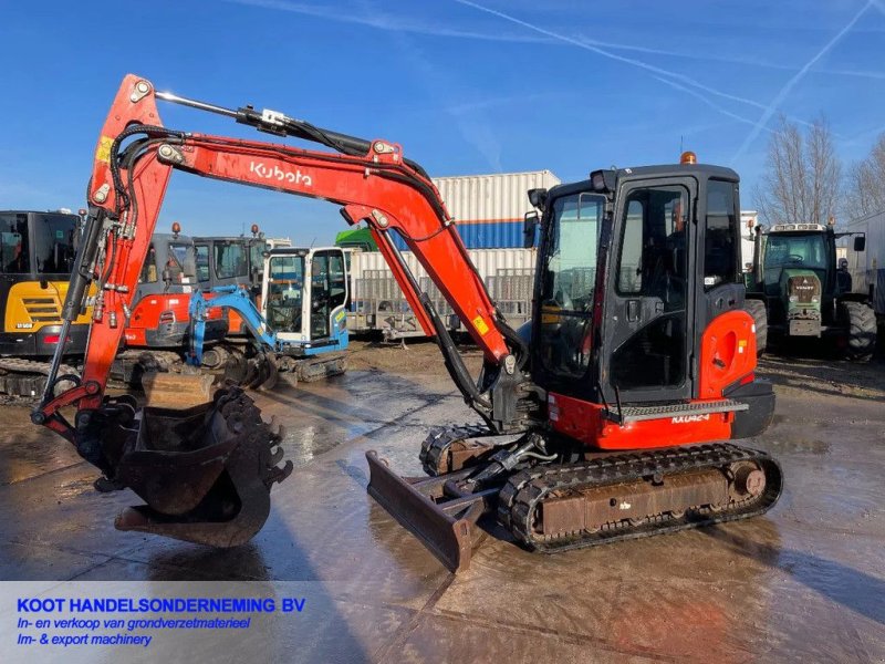 Minibagger du type Kubota KX 042-4 3 Buckets, Gebrauchtmaschine en Nieuwerkerk aan den IJssel (Photo 1)