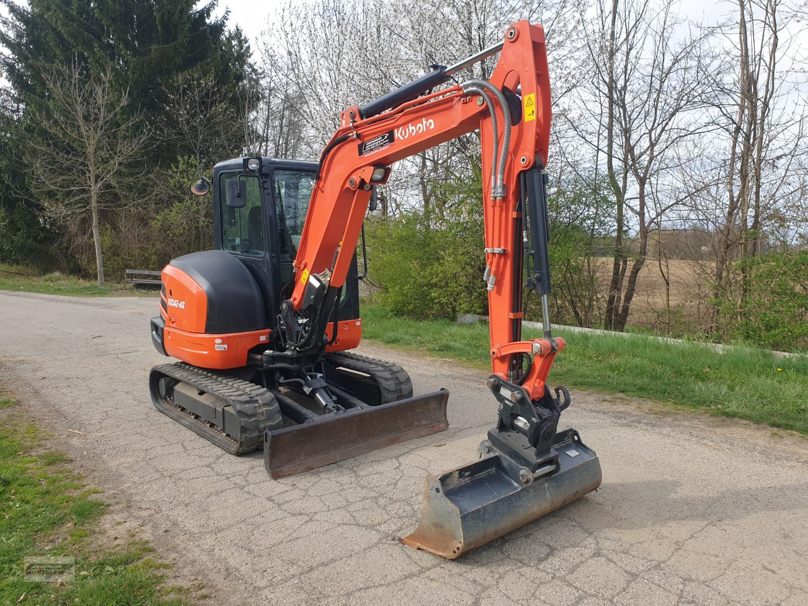 Minibagger des Typs Kubota KX 042-4A, Gebrauchtmaschine in Deutsch - Goritz (Bild 4)