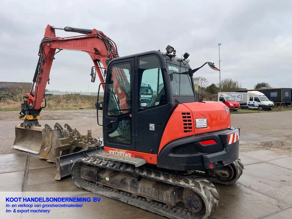 Minibagger типа Kubota KX 080-4 Engcon-5 Buckets!-Grease system, Gebrauchtmaschine в Nieuwerkerk aan den IJssel (Фотография 1)