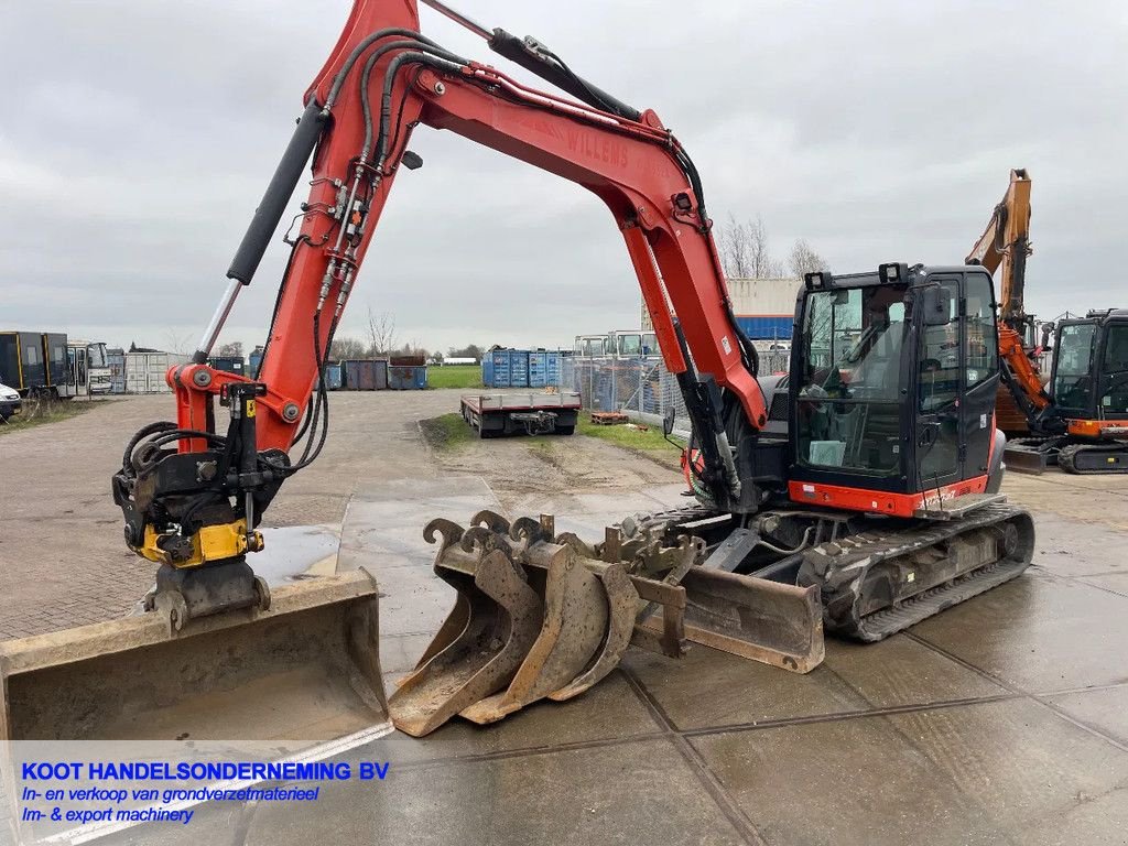 Minibagger типа Kubota KX 080-4 Engcon-5 Buckets!-Grease system, Gebrauchtmaschine в Nieuwerkerk aan den IJssel (Фотография 2)