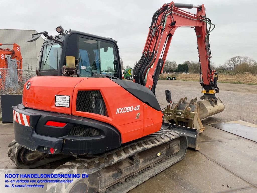 Minibagger типа Kubota KX 080-4 Engcon-5 Buckets!-Grease system, Gebrauchtmaschine в Nieuwerkerk aan den IJssel (Фотография 5)