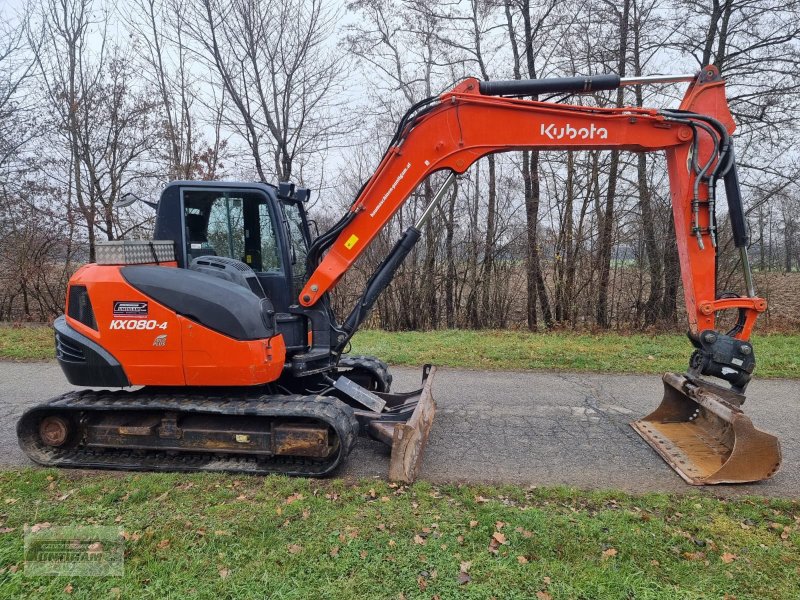 Minibagger типа Kubota KX 080-4, Gebrauchtmaschine в Deutsch - Goritz (Фотография 1)