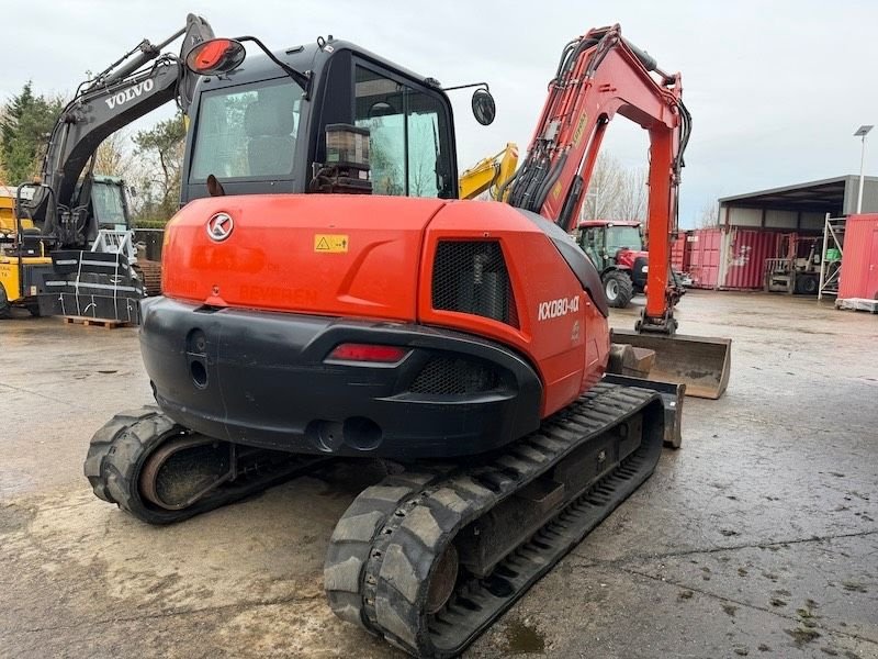 Minibagger del tipo Kubota KX 080-4, Gebrauchtmaschine en Beveren-Waas Melsele (Imagen 4)