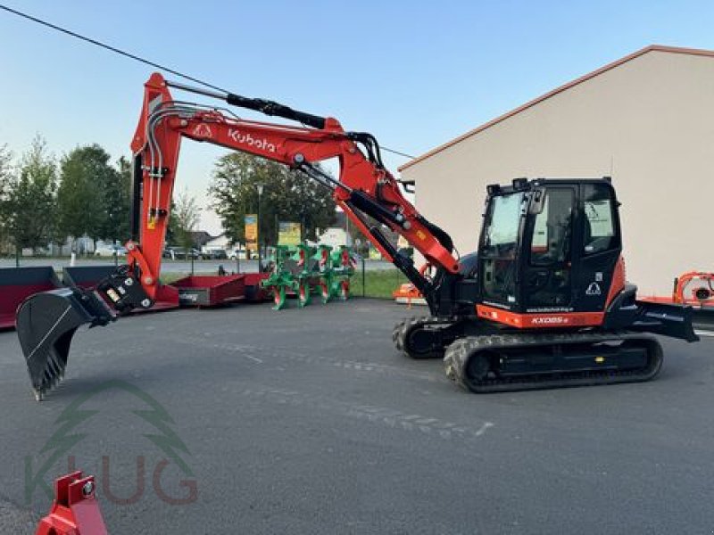 Minibagger des Typs Kubota KX 085-5 2PGL, Mietmaschine in Pirching am Traubenberg (Bild 14)