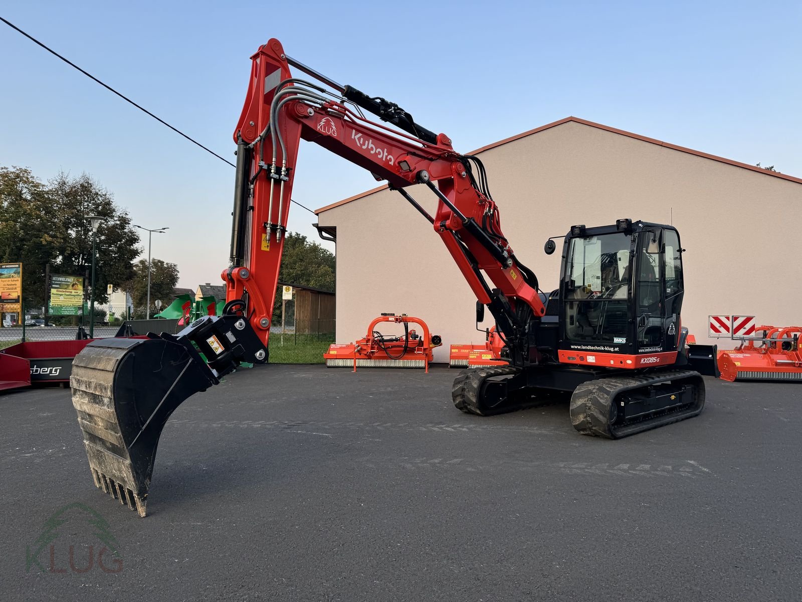 Minibagger van het type Kubota KX 085-5 2PGL, Mietmaschine in Pirching am Traubenberg (Foto 31)