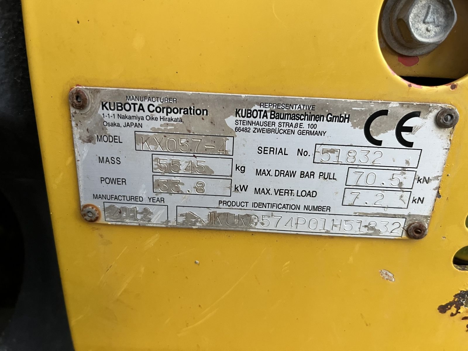 Minibagger от тип Kubota KX 57-4 Powertilt, Gebrauchtmaschine в Bad Leonfelden (Снимка 8)