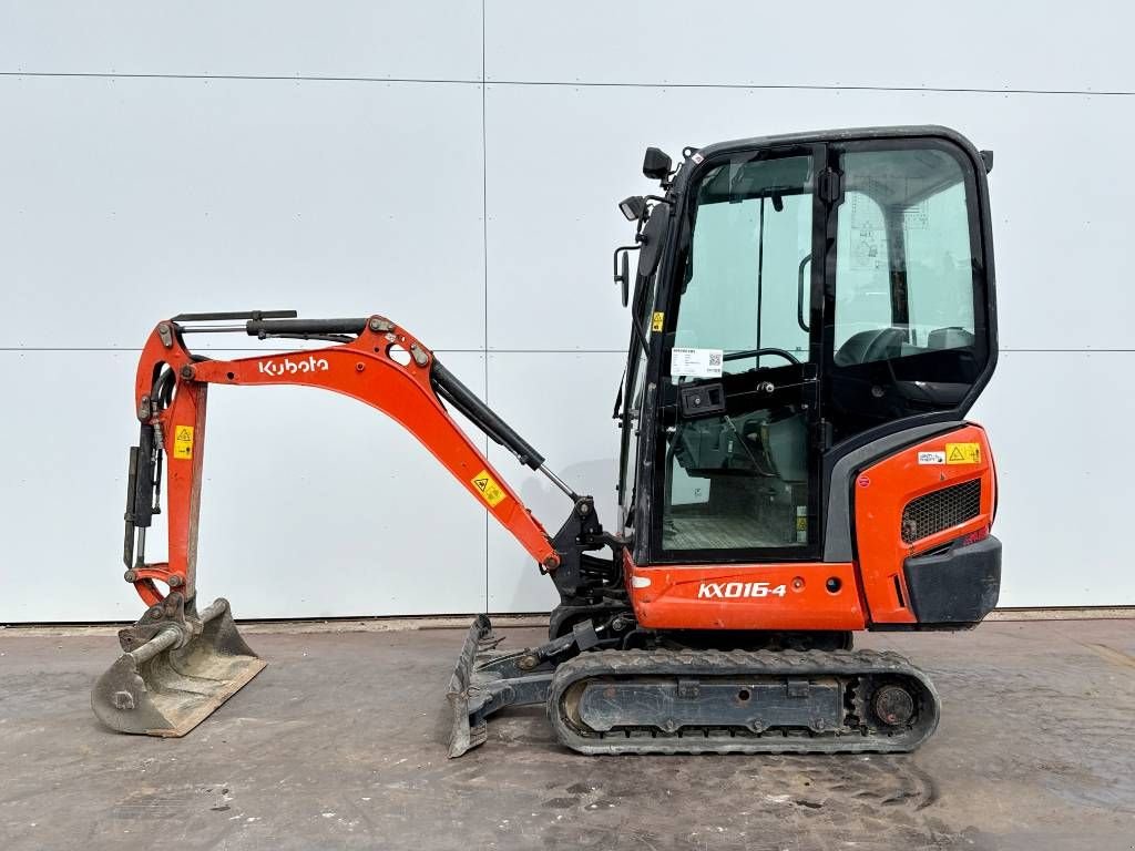 Minibagger типа Kubota KX016-4 - Hammer Lines / Quick Coupler, Gebrauchtmaschine в Veldhoven (Фотография 1)