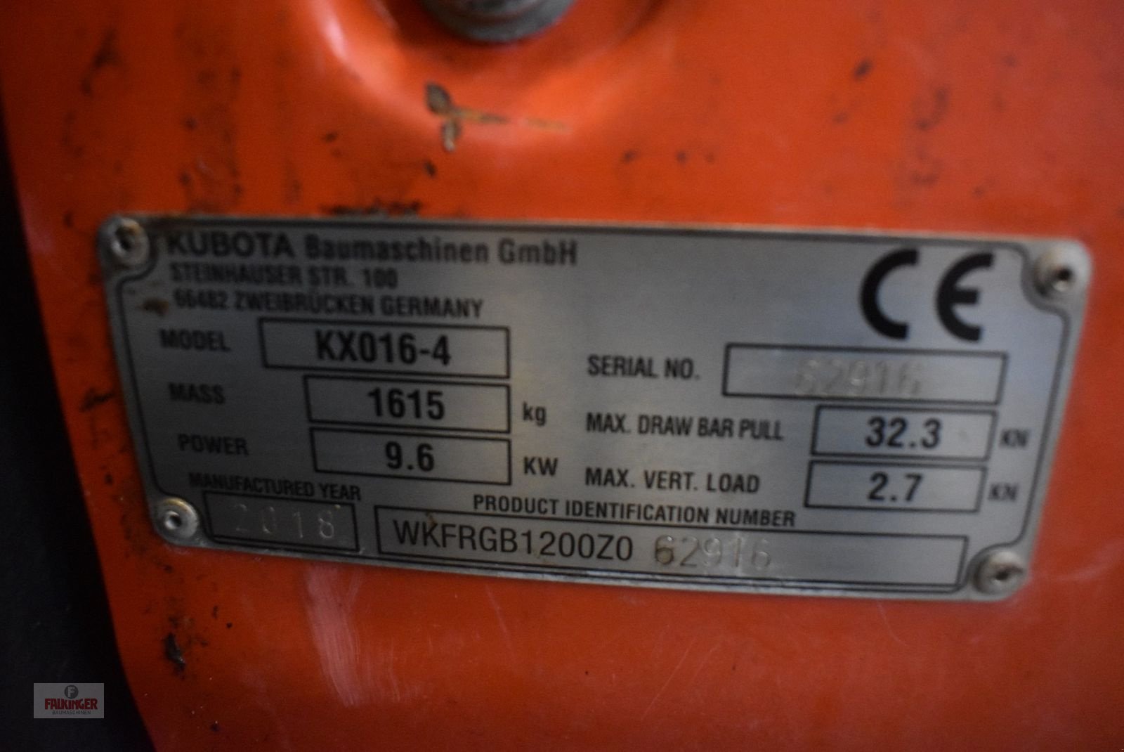 Minibagger typu Kubota KX016-4, Gebrauchtmaschine v Putzleinsdorf (Obrázek 11)