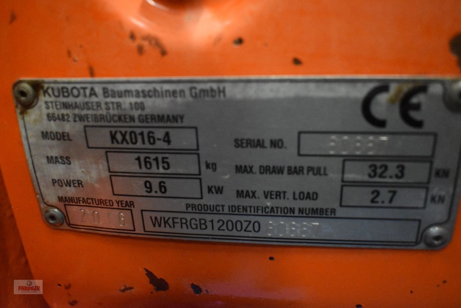 Minibagger типа Kubota KX016-4, Gebrauchtmaschine в Putzleinsdorf (Фотография 12)