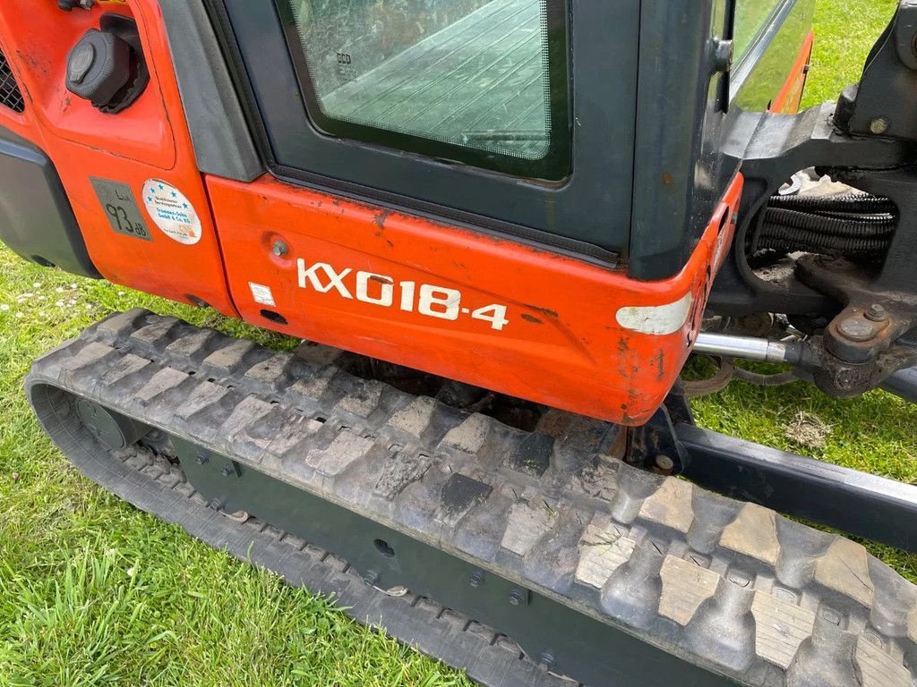 Minibagger типа Kubota KX018-4 graafmachine, Gebrauchtmaschine в Kwintsheul (Фотография 8)