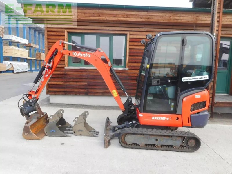 Minibagger des Typs Kubota kx019-4 ( 1.855kg ) powertilt + hydr. sw, Gebrauchtmaschine in ST. NIKOLAI/DR. (Bild 1)