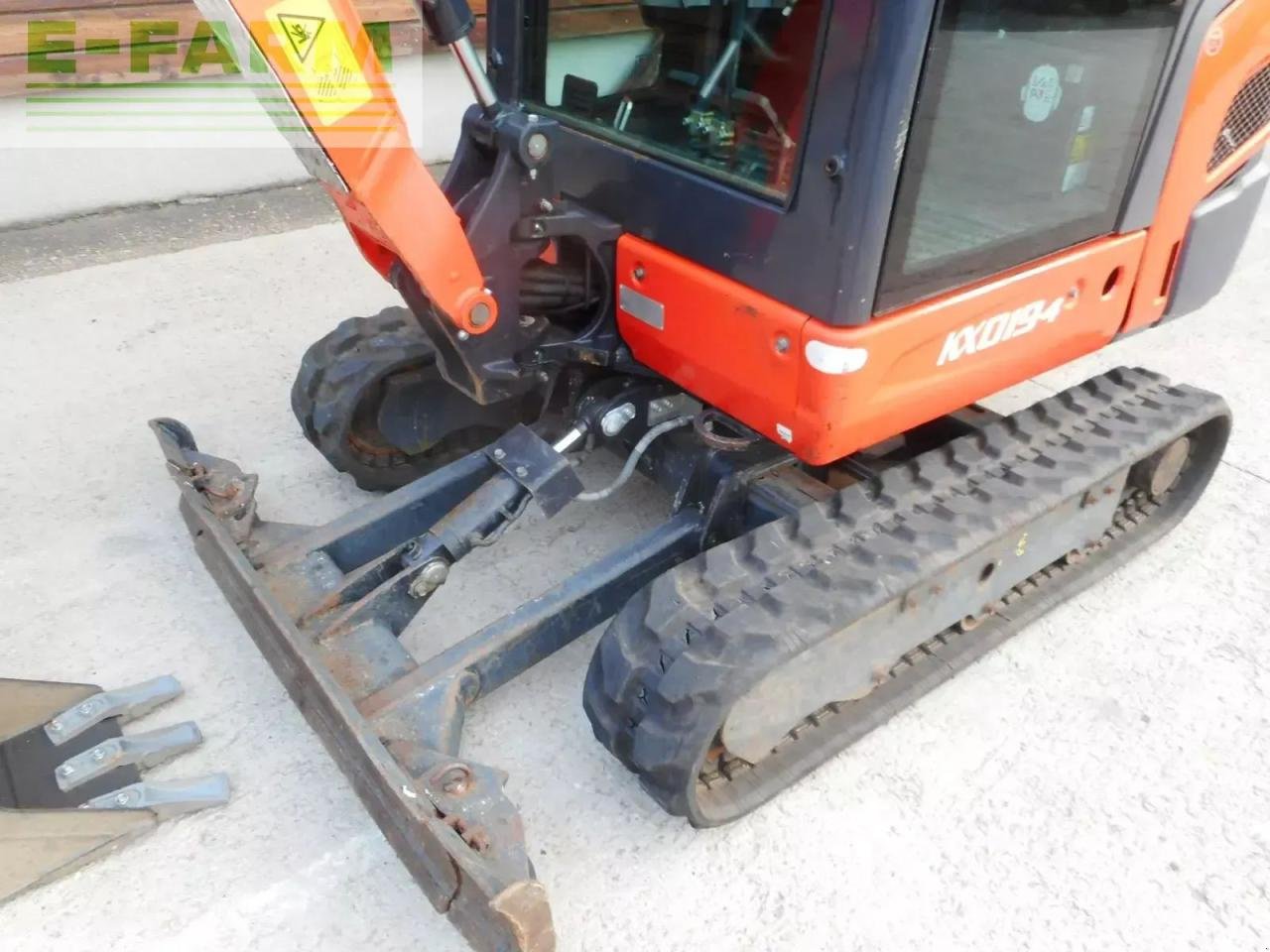 Minibagger типа Kubota kx019-4 ( 1.855kg ) powertilt + hydr. sw, Gebrauchtmaschine в ST. NIKOLAI/DR. (Фотография 13)