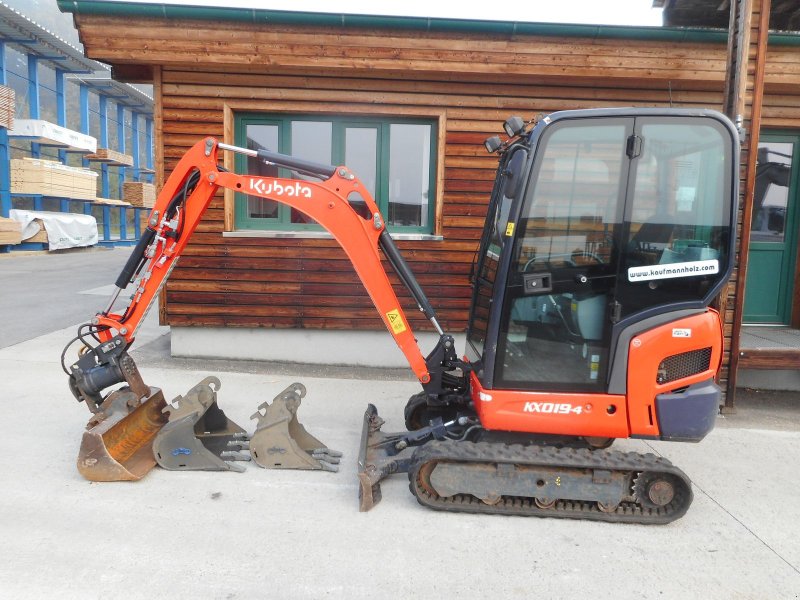 Minibagger des Typs Kubota KX019-4 ( 1.855kg ) POWERTILT + hydr. SW, Gebrauchtmaschine in St. Nikolai ob Draßling (Bild 1)