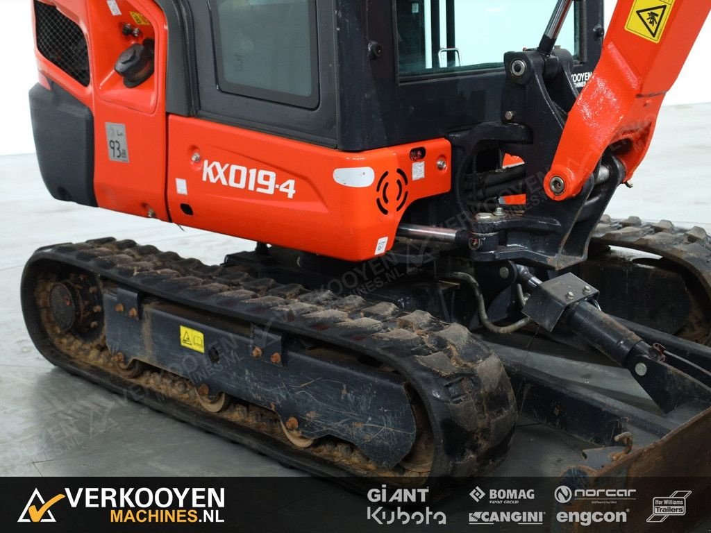 Minibagger typu Kubota KX019-4, Gebrauchtmaschine v Vessem (Obrázek 9)