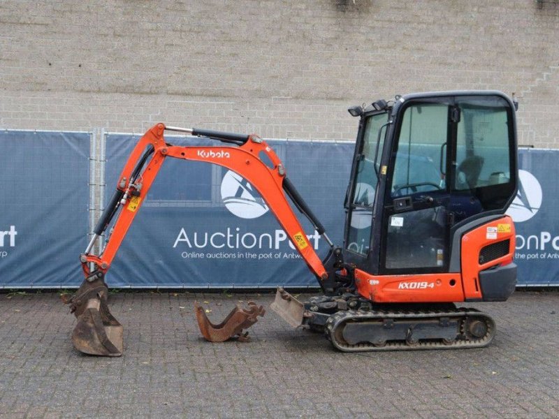 Minibagger des Typs Kubota KX019-4, Gebrauchtmaschine in Antwerpen (Bild 1)