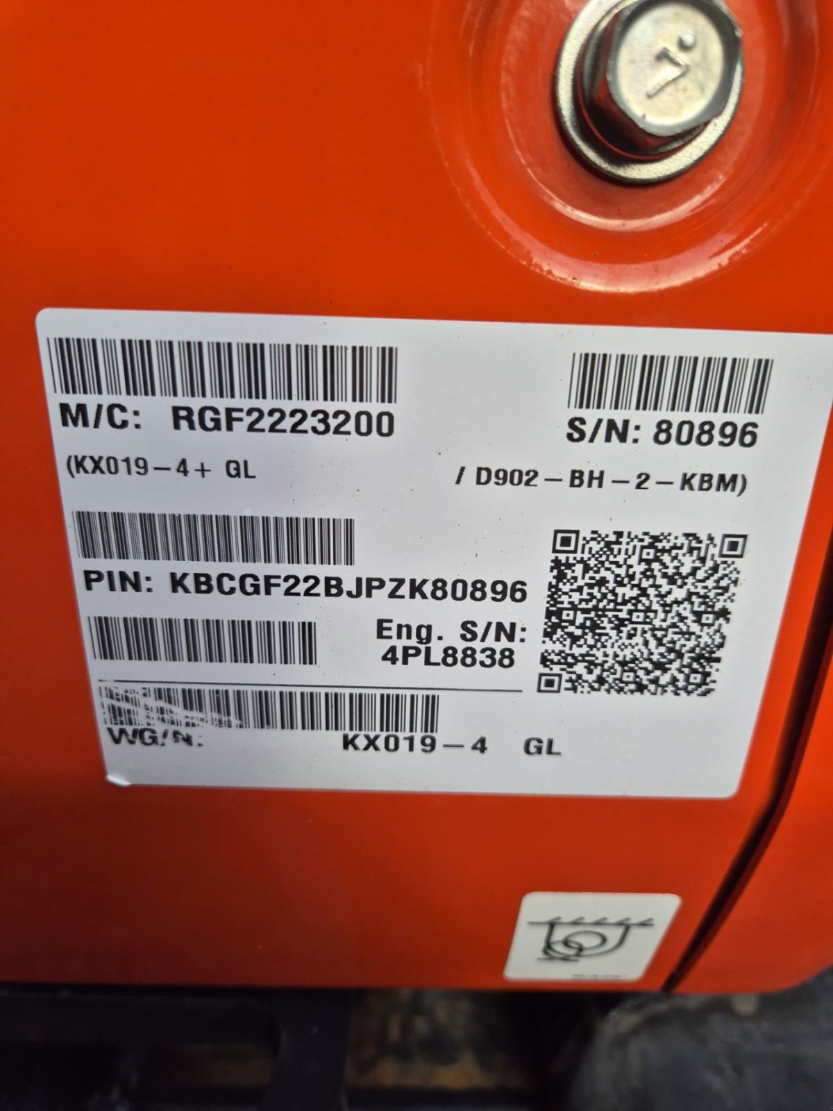 Minibagger typu Kubota KX019, Gebrauchtmaschine w Maartensdijk (Zdjęcie 9)