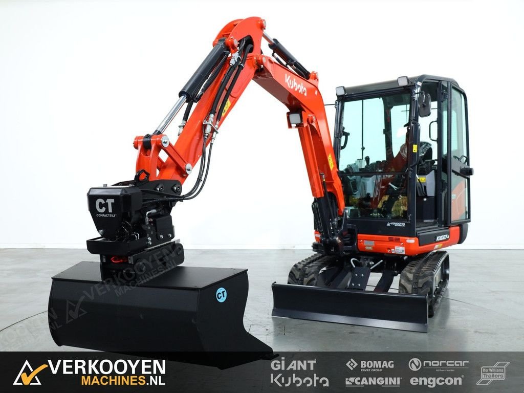 Minibagger του τύπου Kubota KX027-4 HI + Compacttilt CTR3 Draaikantelstuk, Neumaschine σε Vessem (Φωτογραφία 10)