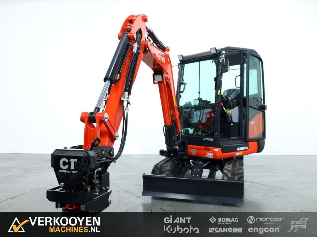 Minibagger του τύπου Kubota KX027-4 HI + Compacttilt CTR3 Draaikantelstuk, Neumaschine σε Vessem (Φωτογραφία 8)