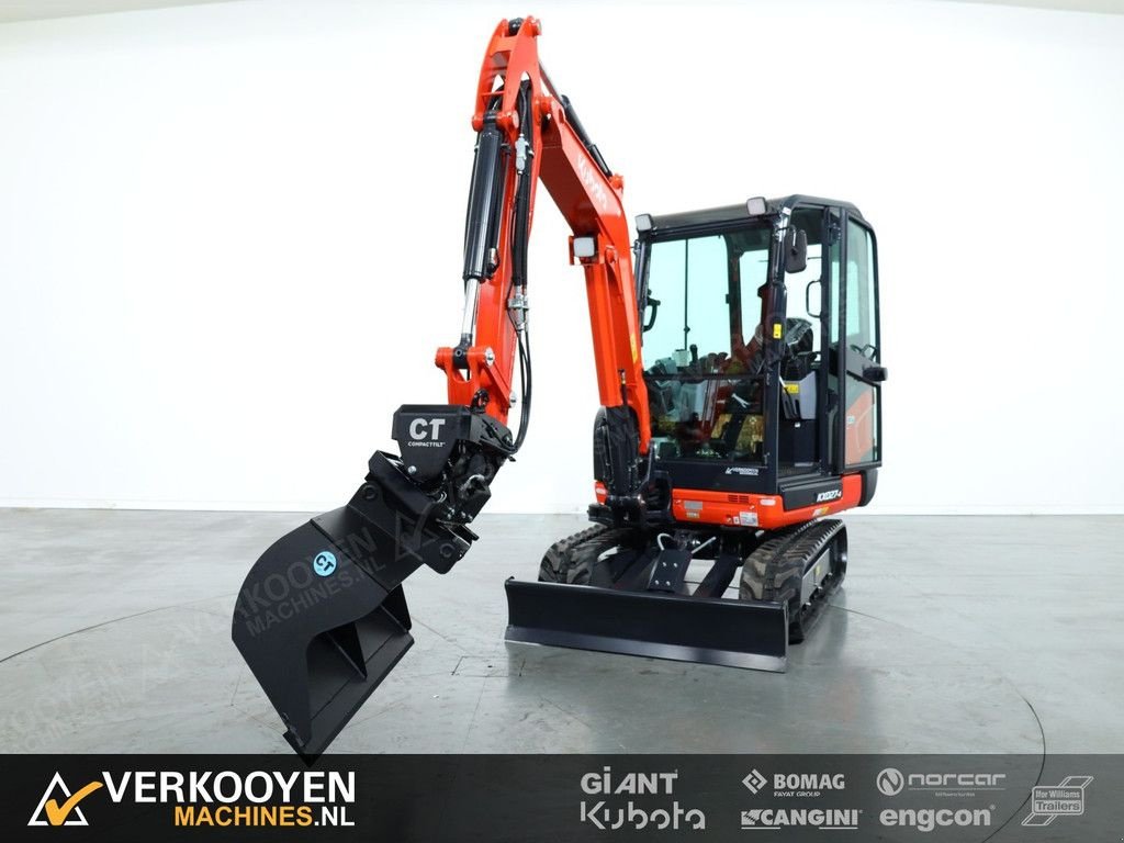 Minibagger του τύπου Kubota KX027-4 HI + Compacttilt CTR3 Draaikantelstuk, Neumaschine σε Vessem (Φωτογραφία 2)