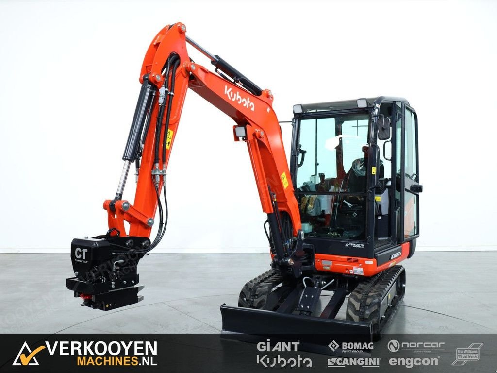 Minibagger του τύπου Kubota KX027-4 HI + Compacttilt CTR3 Draaikantelstuk, Neumaschine σε Vessem (Φωτογραφία 7)