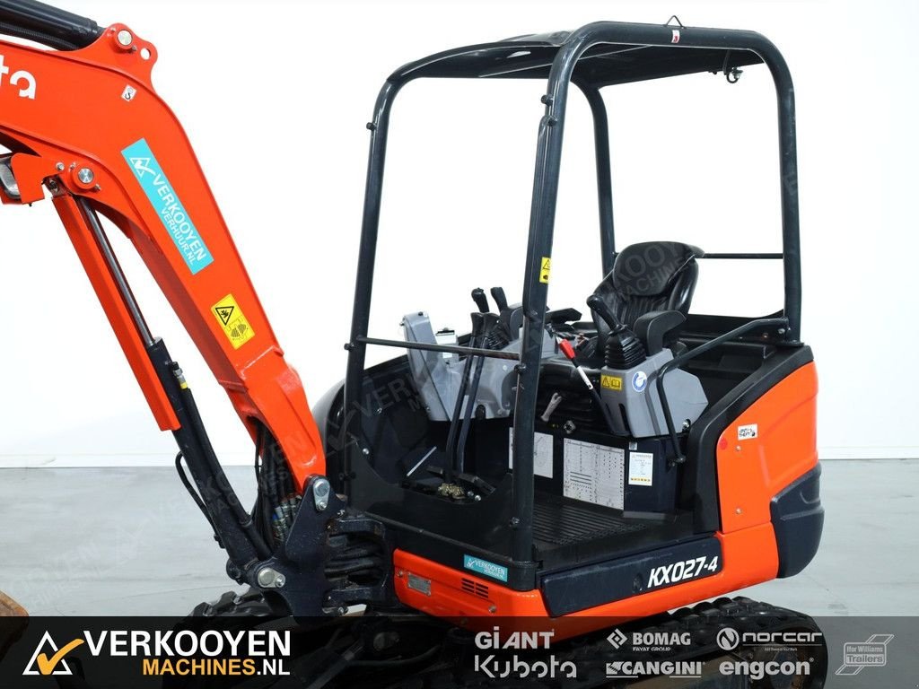 Minibagger tipa Kubota KX027-4 Hi Spec Canopy, Gebrauchtmaschine u Vessem (Slika 9)
