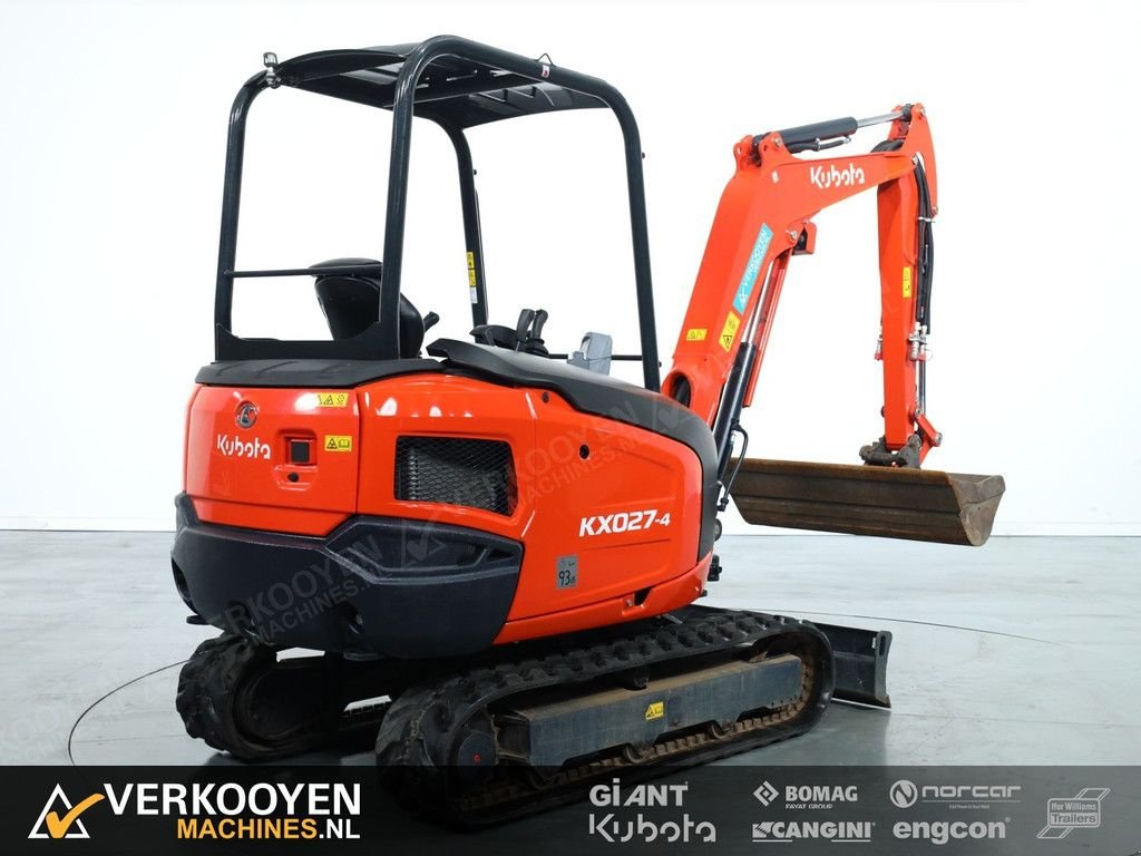 Minibagger tipa Kubota KX027-4 Hi Spec Canopy, Gebrauchtmaschine u Vessem (Slika 4)